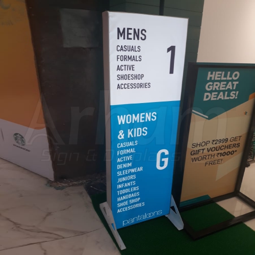 Fabric Signage Floor Standee